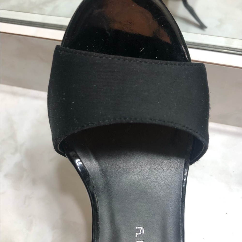 4” Satin-Look Stilettos (Black, Size 6.5M) - Picture 4 of 9